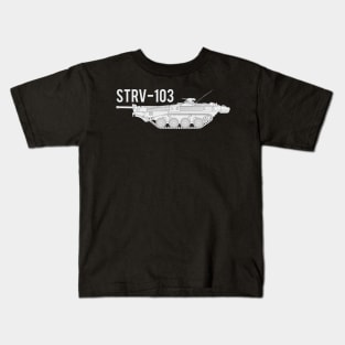 Main Battle Tank Strv-103 Kids T-Shirt